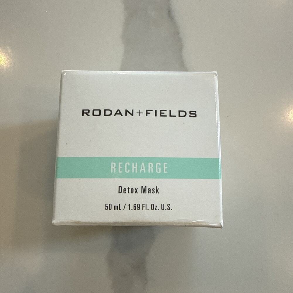 New Rodan Fields Recharge Detox Mask Charcoal Cleanses Impurities Face 1.69oz